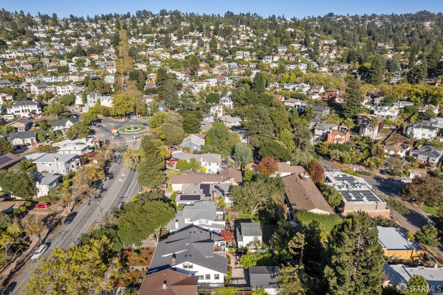 1968 Marin Avenue Berkeley, CA 94707 - Photo 72 of 75 an aerial view of residential houses with outdoor space