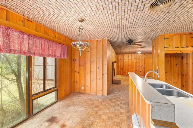 a view of an empty room