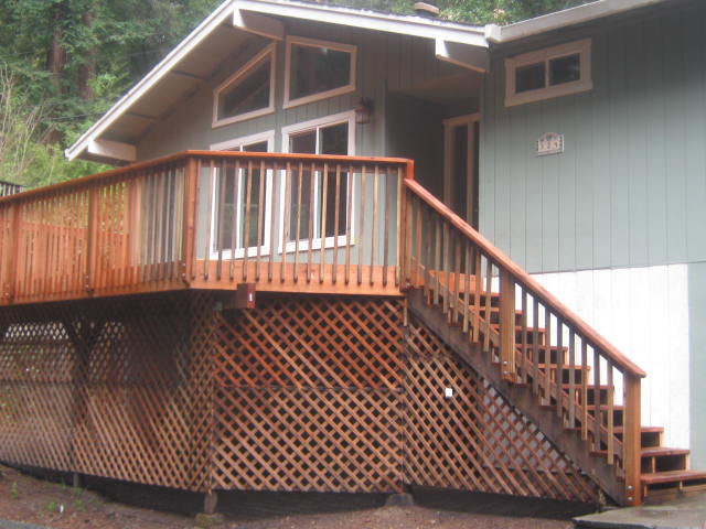 324 Glengarry Road Felton, CA 95018 - Photo 2 of 2 a view of wooden balcony