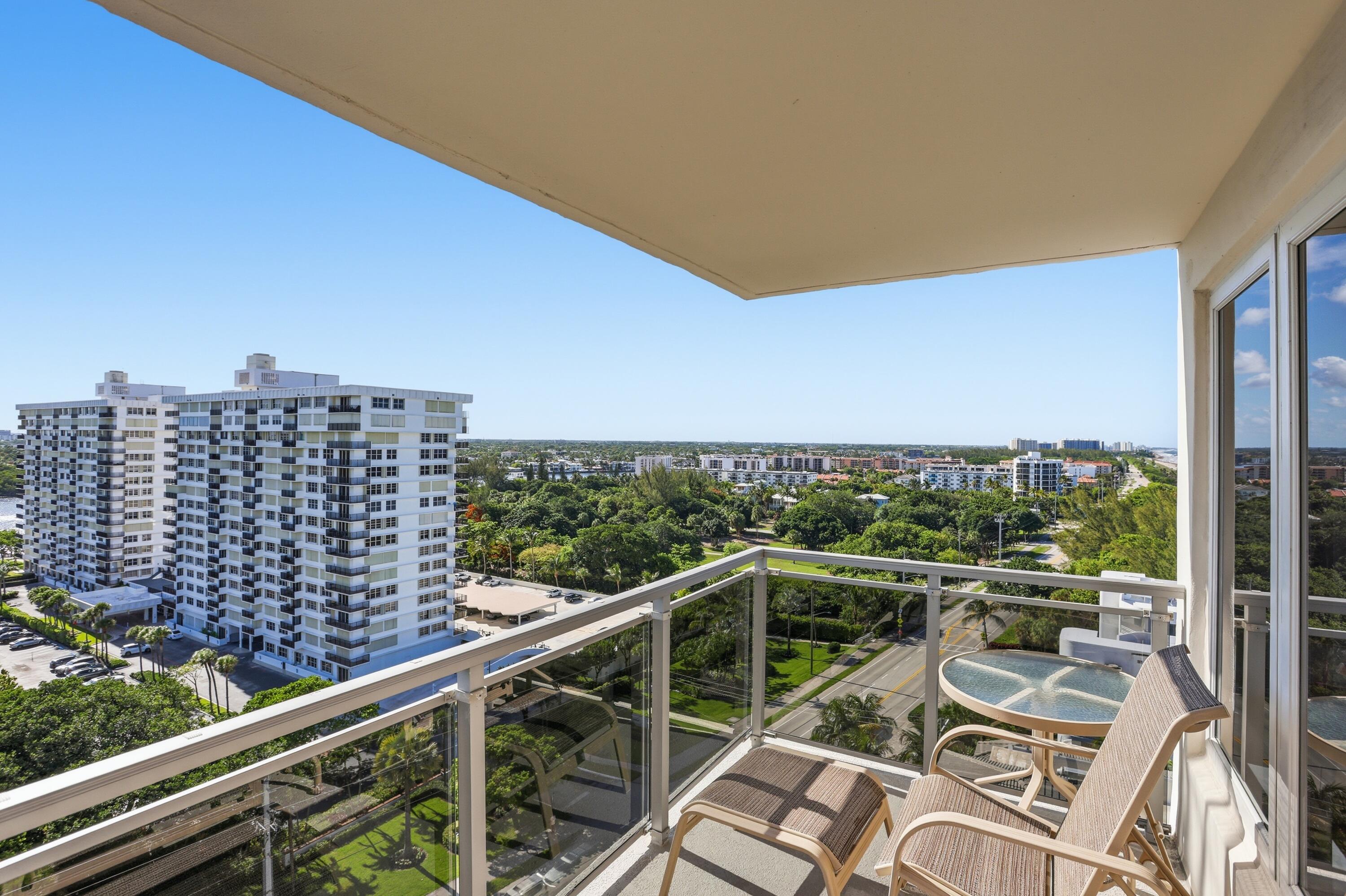 2066 North Ocean Boulevard, Unit 14NW Boca Raton, FL 33431 - Photo 29 of 39 WEST BALCONY