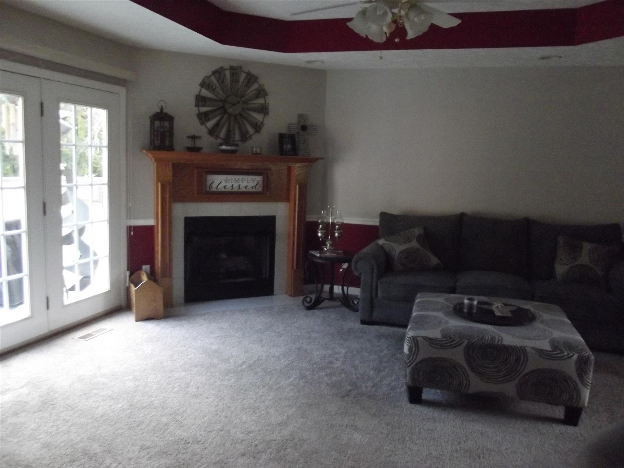 371 Bowling Alley Road Manchester, TN 37355 - Photo 7 of 11 Living room with fireplace.