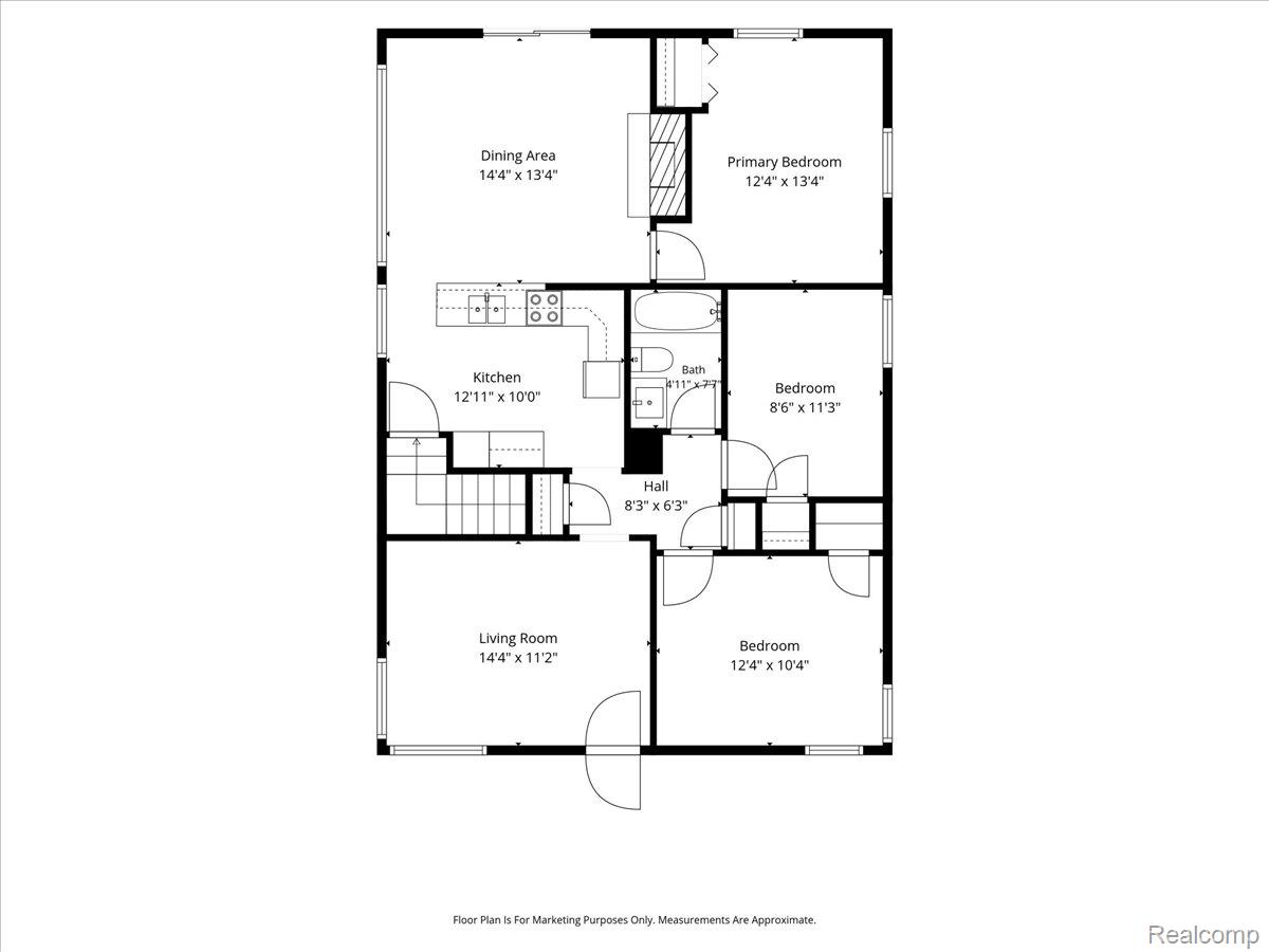 1215 Center Street Inkster, MI 48141 - Photo 29 of 30 Floor plan