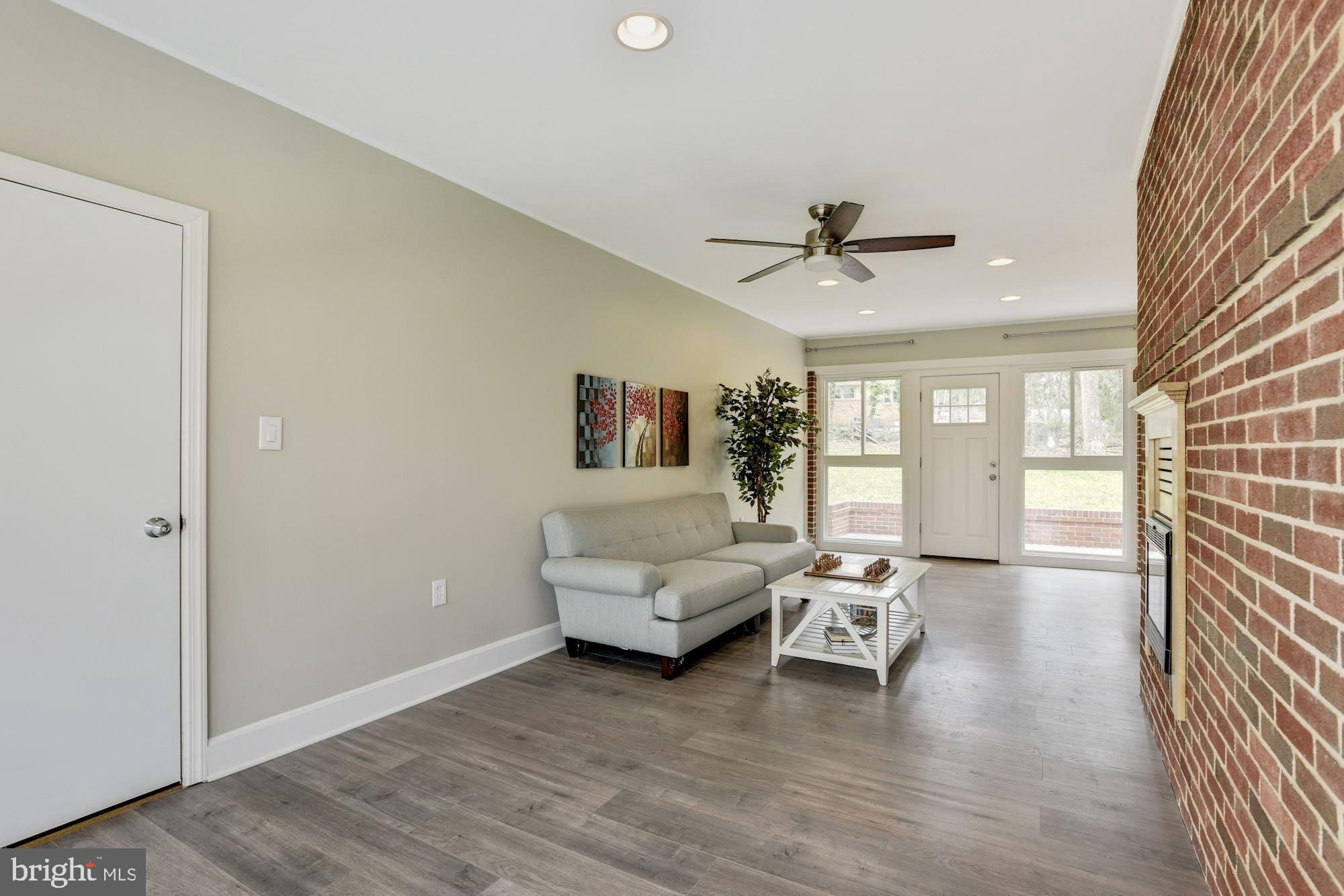 14545 Roxbury Road Glenelg, MD 21737 - Photo 12 of 34 Family Room | Brick Profile Fireplace