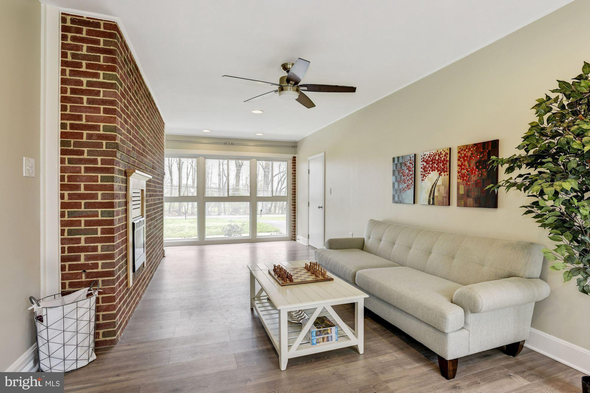 14545 Roxbury Road Glenelg, MD 21737 - Photo 13 of 34 Family Room | Brick Profile Fireplace