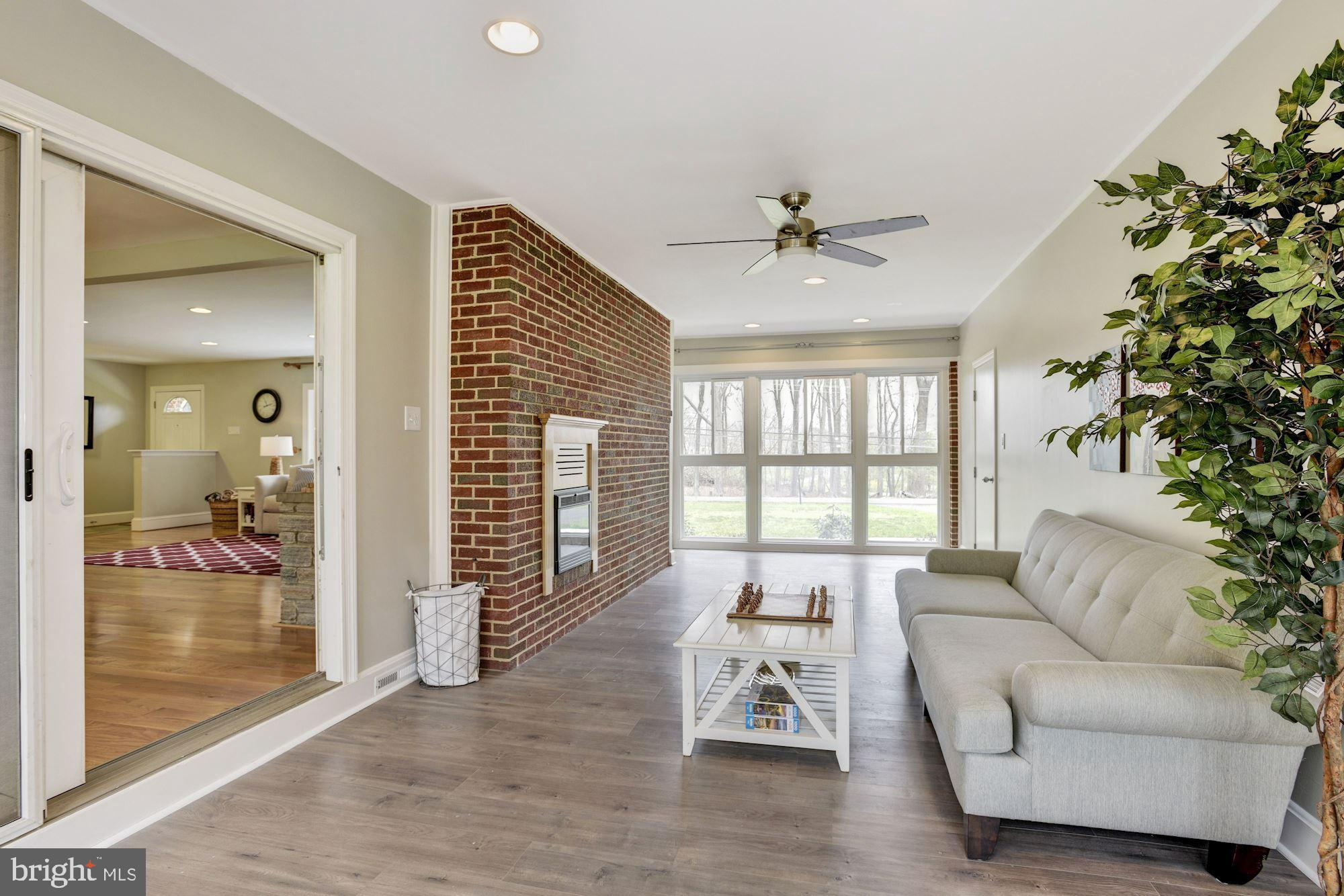 14545 Roxbury Road Glenelg, MD 21737 - Photo 14 of 34 Family Room | Brick Profile Fireplace