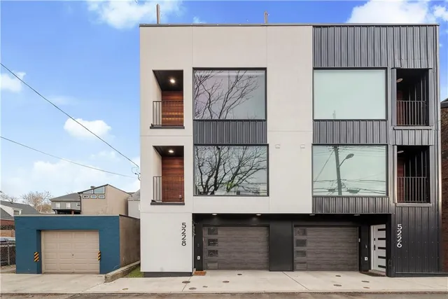 a front view of a house with entryway