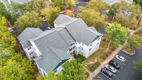 a aerial view of a house
