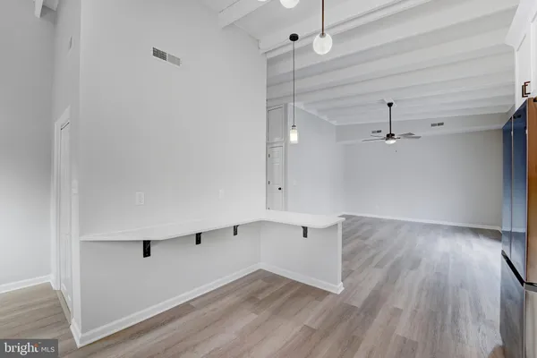 a view of kitchen with washer and dryer