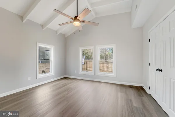 a backyard of a house