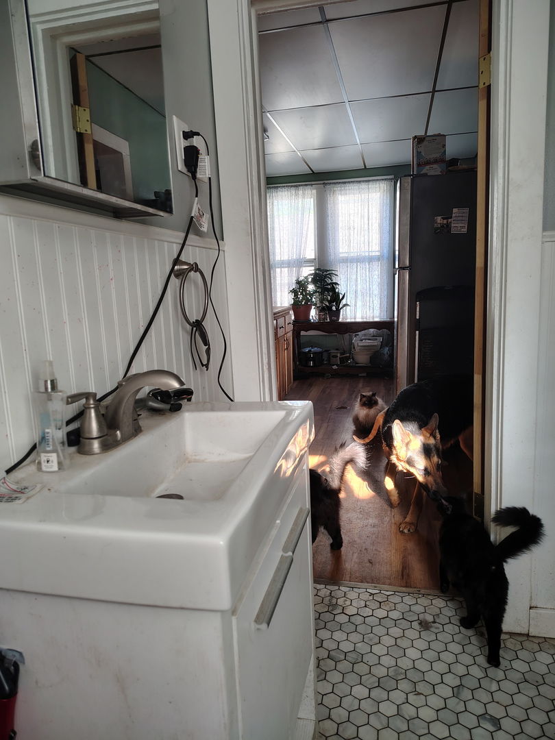335 6th Avenue North Clinton, IA 52732 - Photo 10 of 23 a kitchen with a sink appliances and cabinets