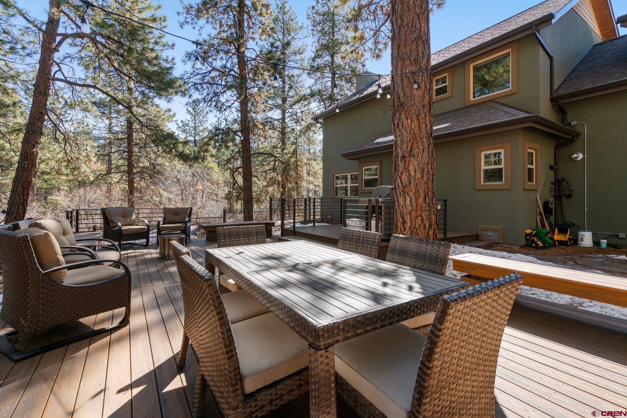 6072 County Road 240 Durango, CO 81301 - Photo 27 of 35 a view of a patio with swimming pool table and chairs