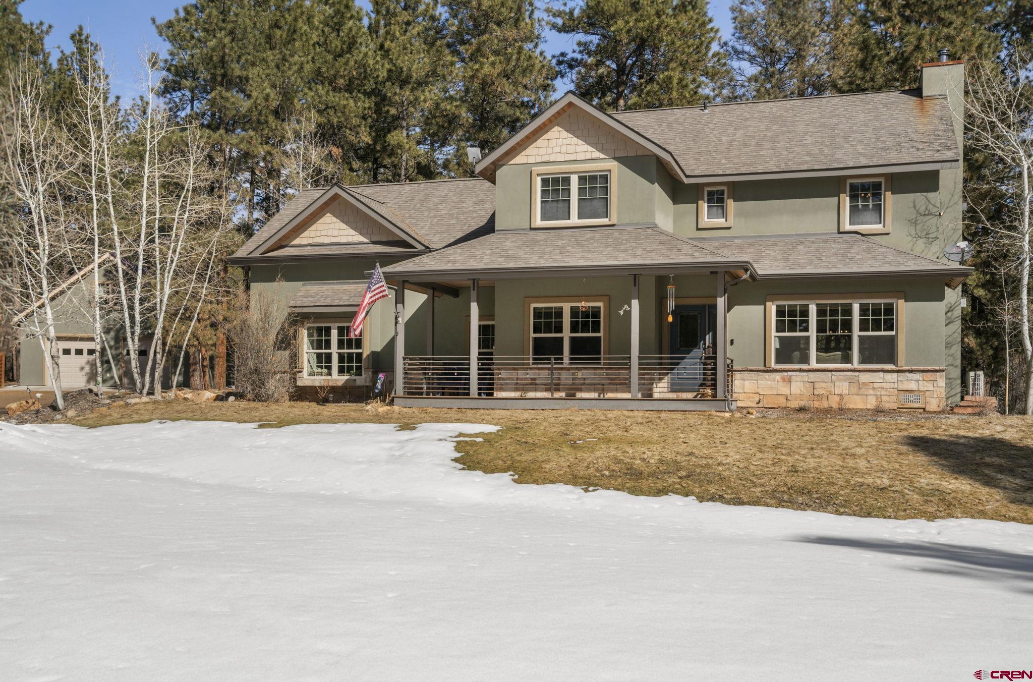 6072 County Road 240 Durango, CO 81301 - Photo 30 of 35 front view of a house with a yard