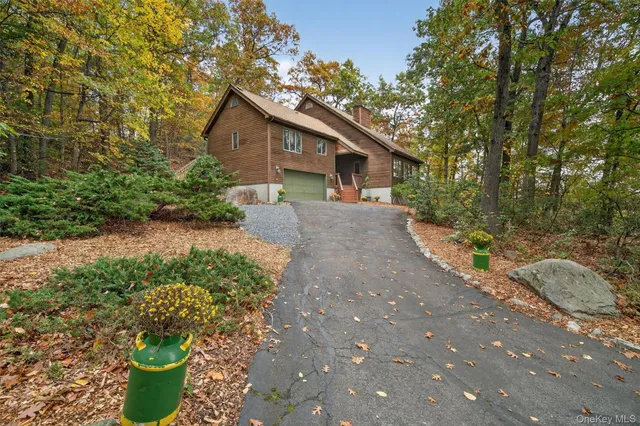 a view of a backyard with potted plants