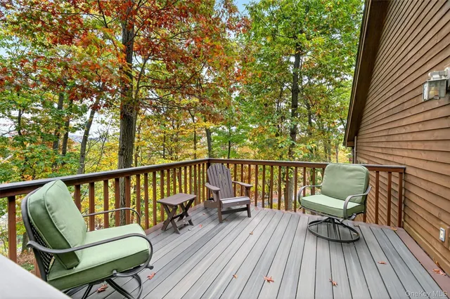 a view of a roof deck
