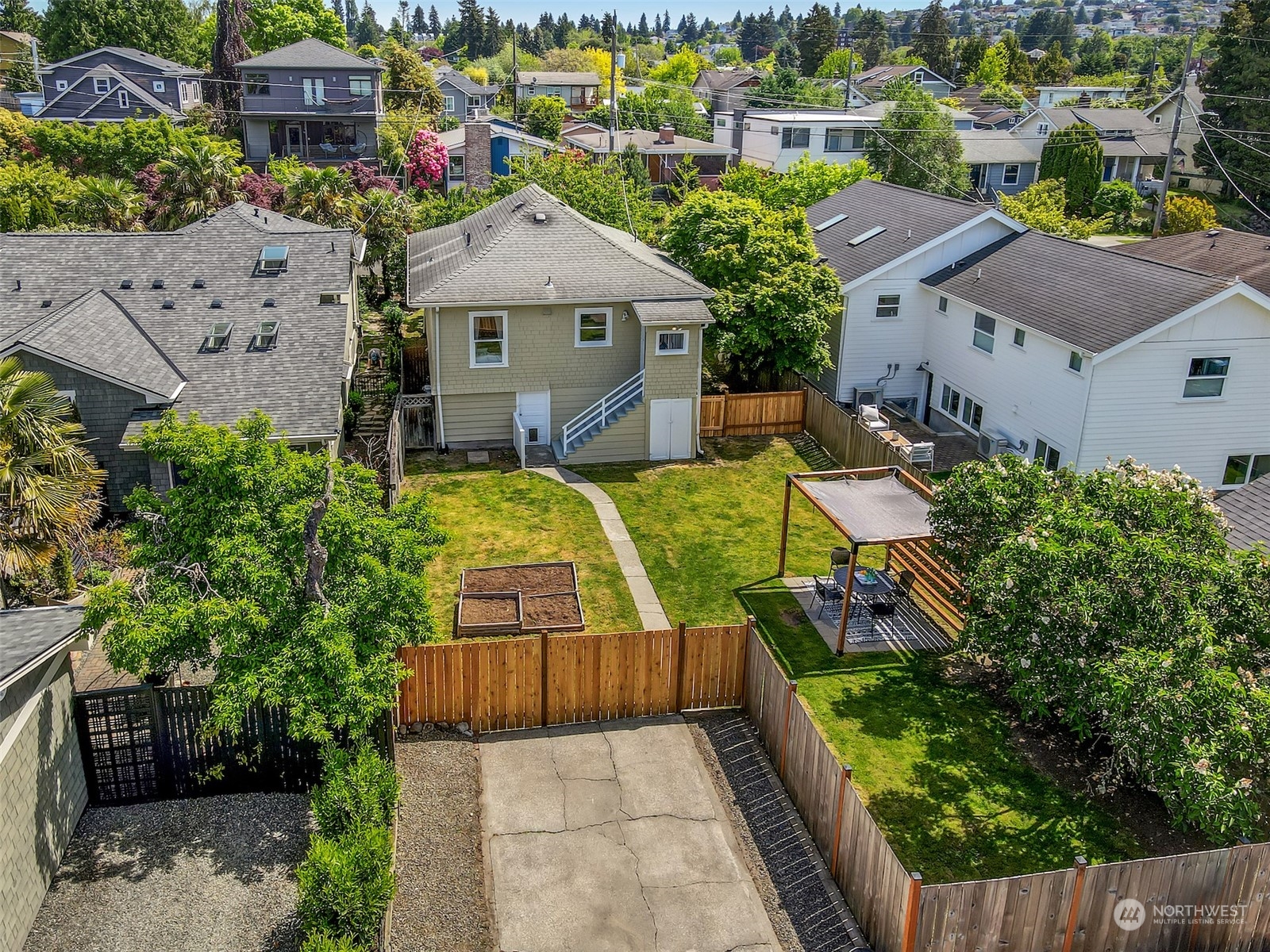 6021 48th Avenue Southwest Seattle, WA 98136 - Photo 28 of 35 an aerial view of a house