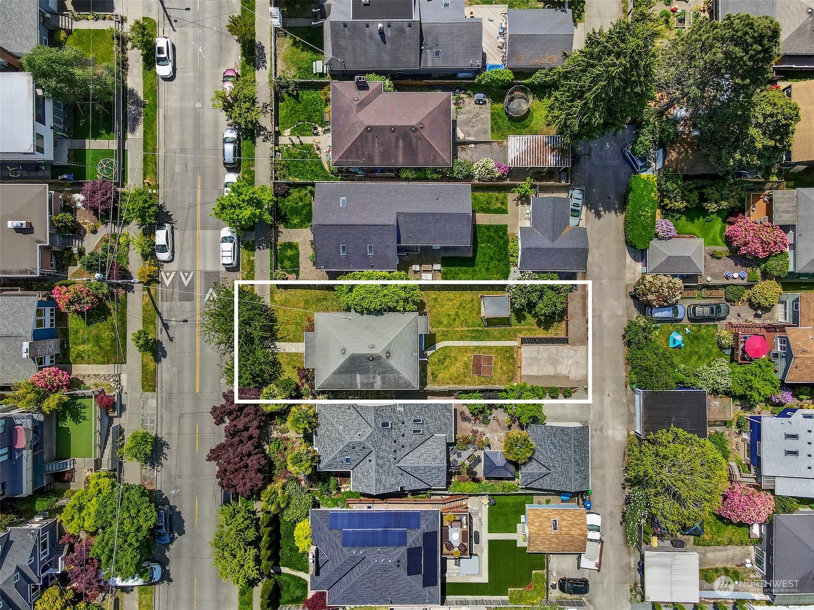 6021 48th Avenue Southwest Seattle, WA 98136 - Photo 30 of 35 an aerial view of multiple house