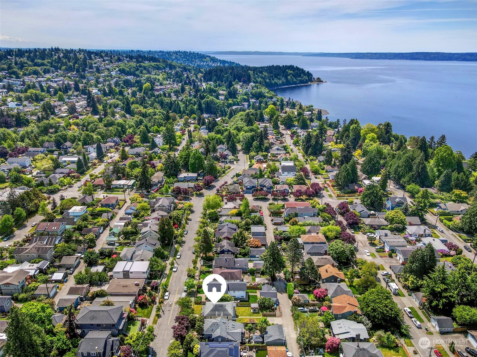 6021 48th Avenue Southwest Seattle, WA 98136 - Photo 34 of 35 an aerial view of a city