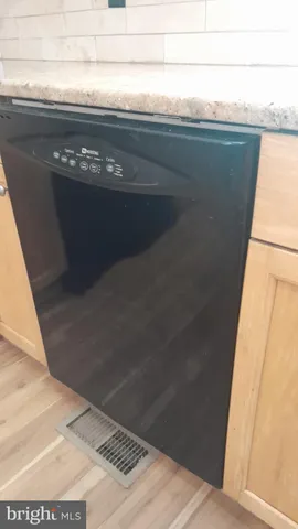 a close view of washer and dryer