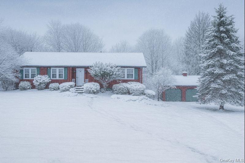 128 Hall Road Grahamsville, NY 12740 - Photo 2 of 34 front view of a house with a yard
