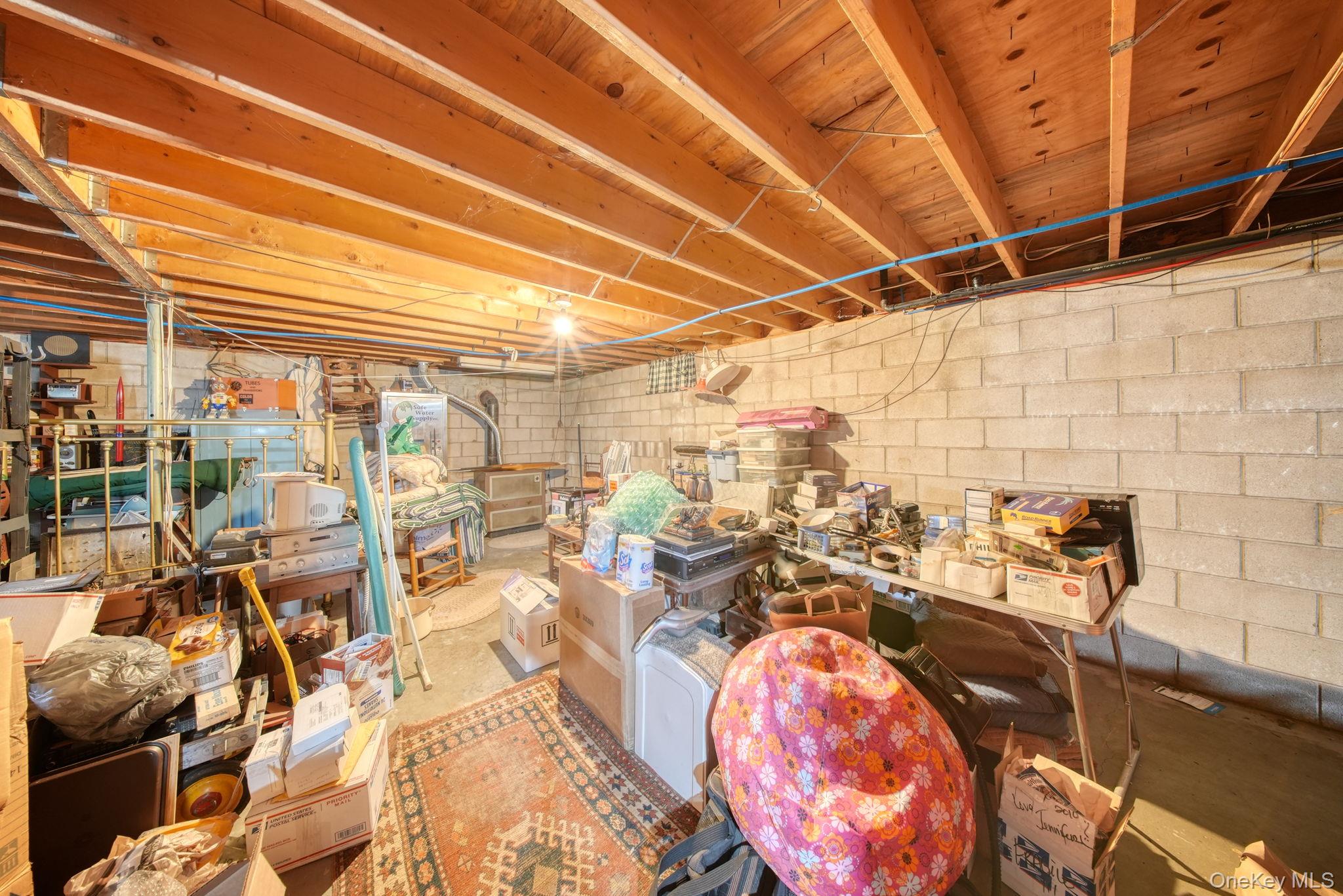 128 Hall Road Grahamsville, NY 12740 - Photo 22 of 34 View of unfinished below grade area