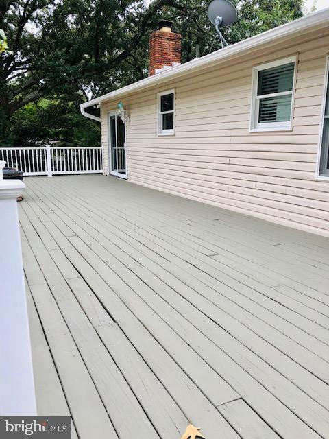219 Sillery Bay Road Pasadena, MD 21122 - Photo 20 of 32 Large Deck - Length of House