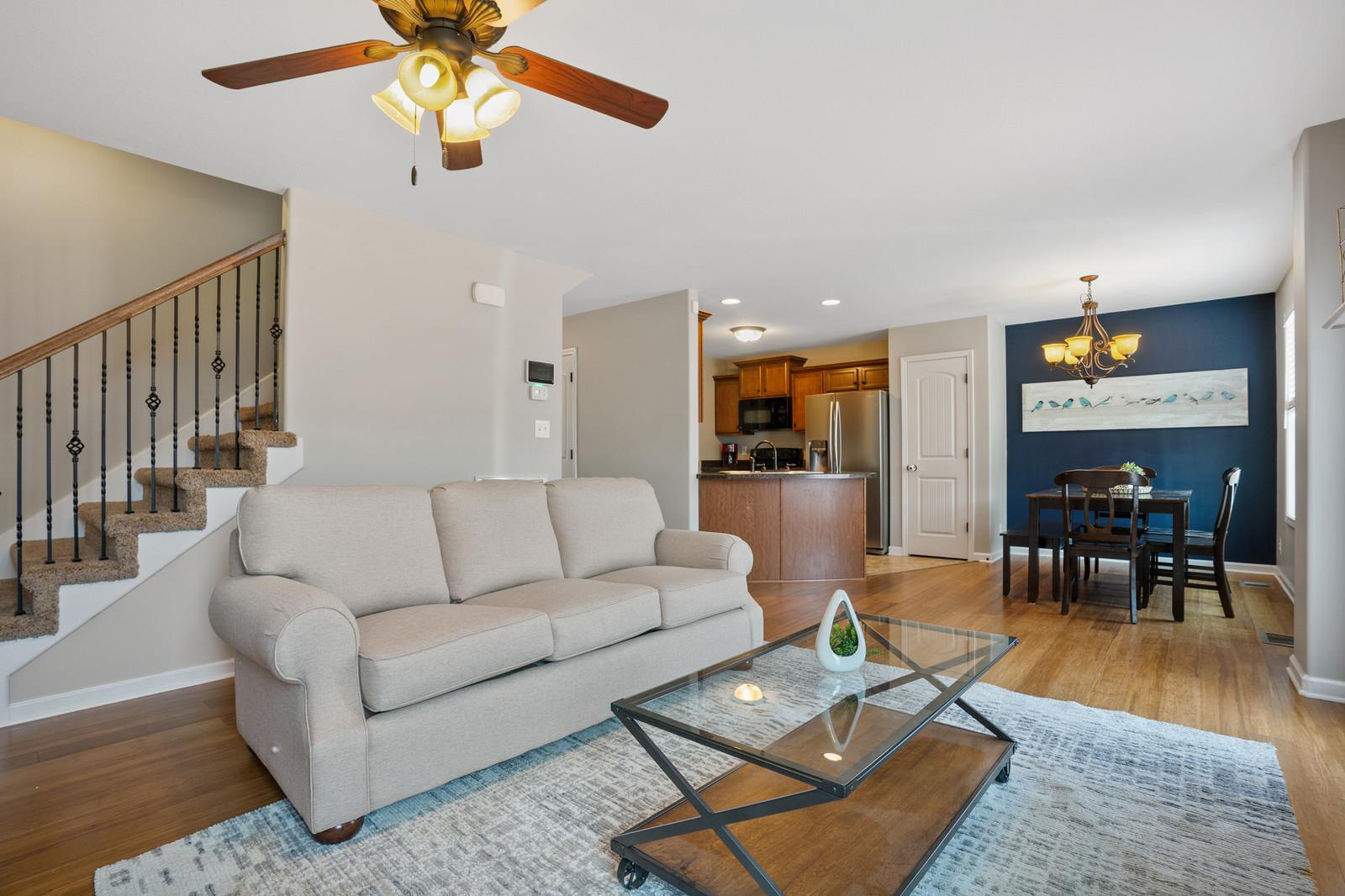 3787 Suiter Road Clarksville, TN 37040 - Photo 3 of 23 a living room with furniture and kitchen view