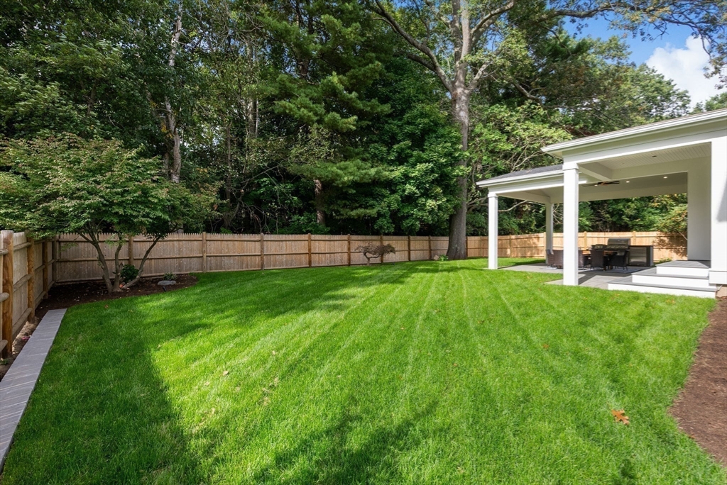 181 Wiswall Road Newton, MA 02459 - Photo 32 of 35 a view of yard with green space and porch