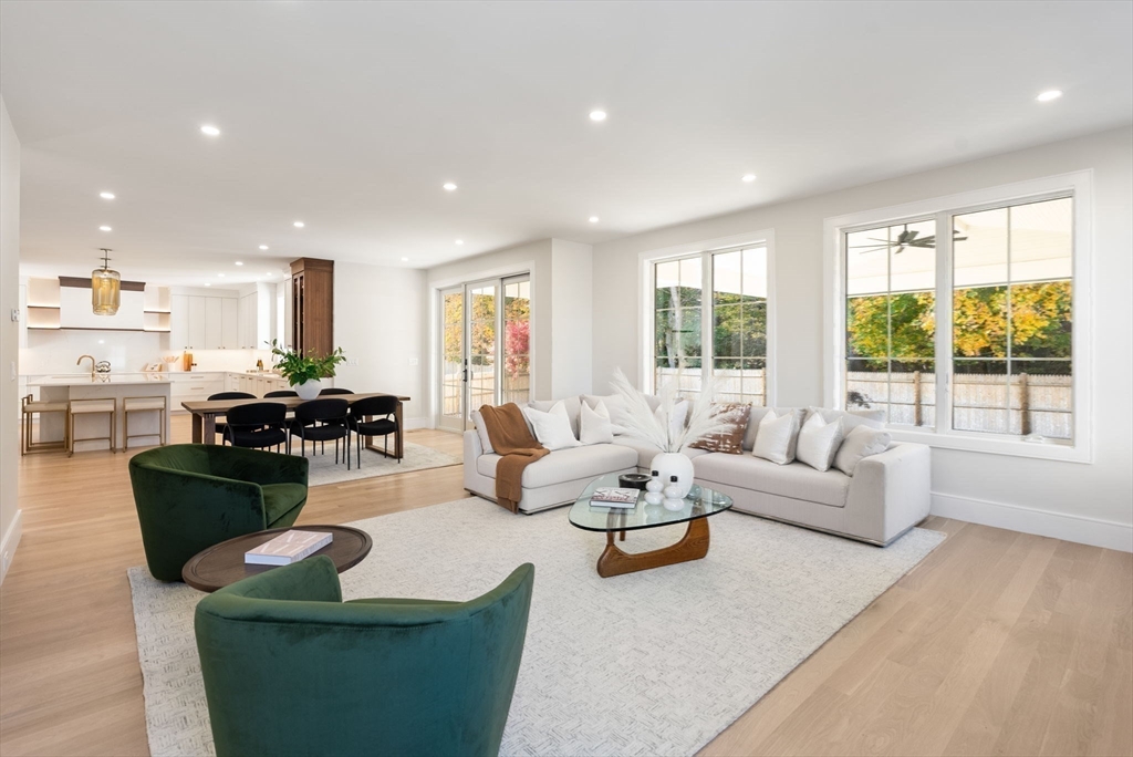 181 Wiswall Road Newton, MA 02459 - Photo 9 of 35 a living room with furniture and a large window