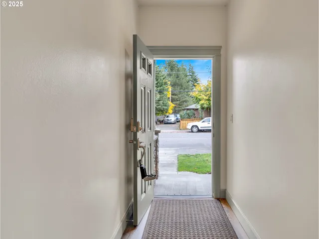 a view of a room with a porch