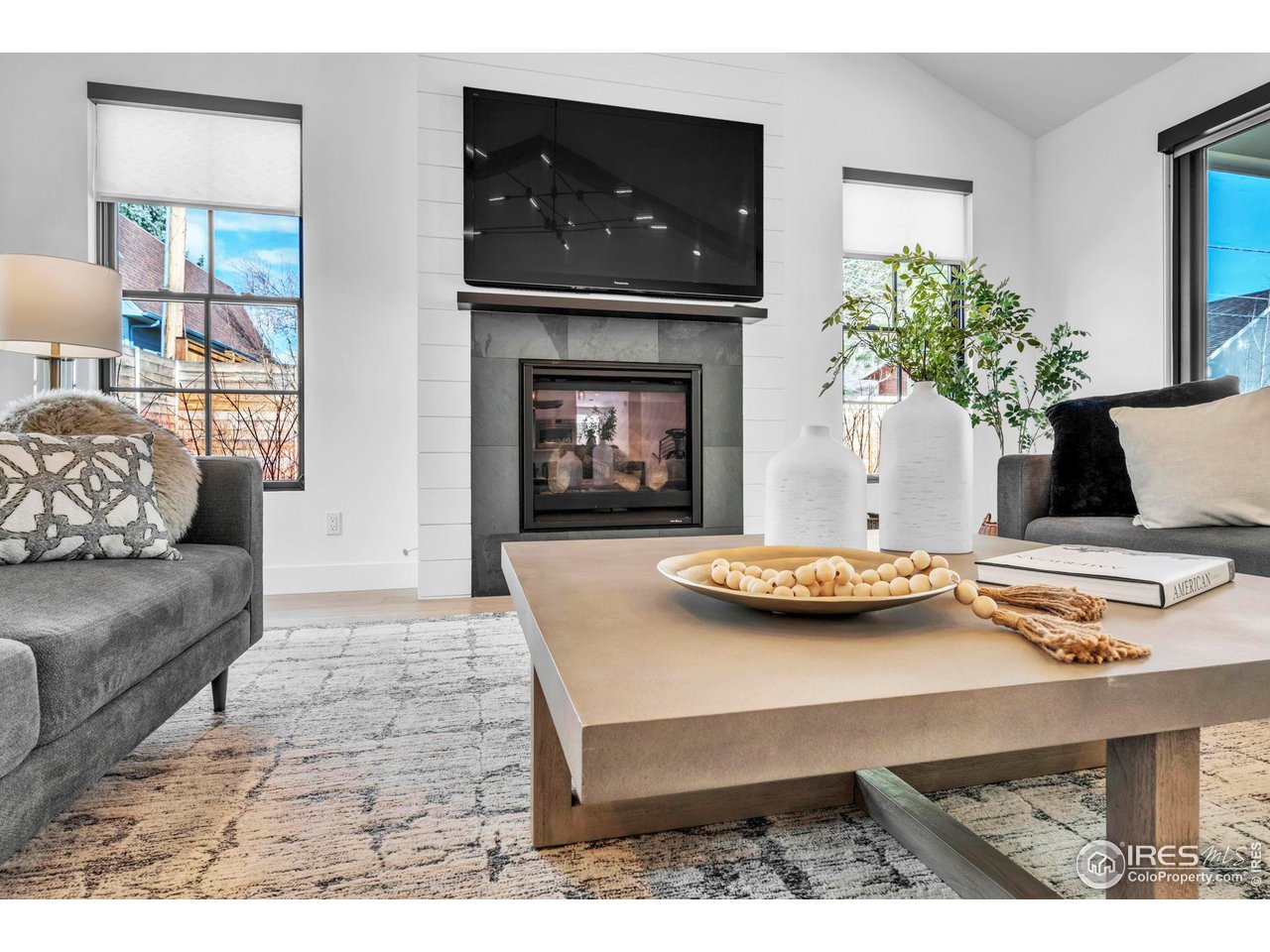 1415 Riverside Avenue Boulder, CO 80304 - Photo 12 of 40 Great Room Fireplace