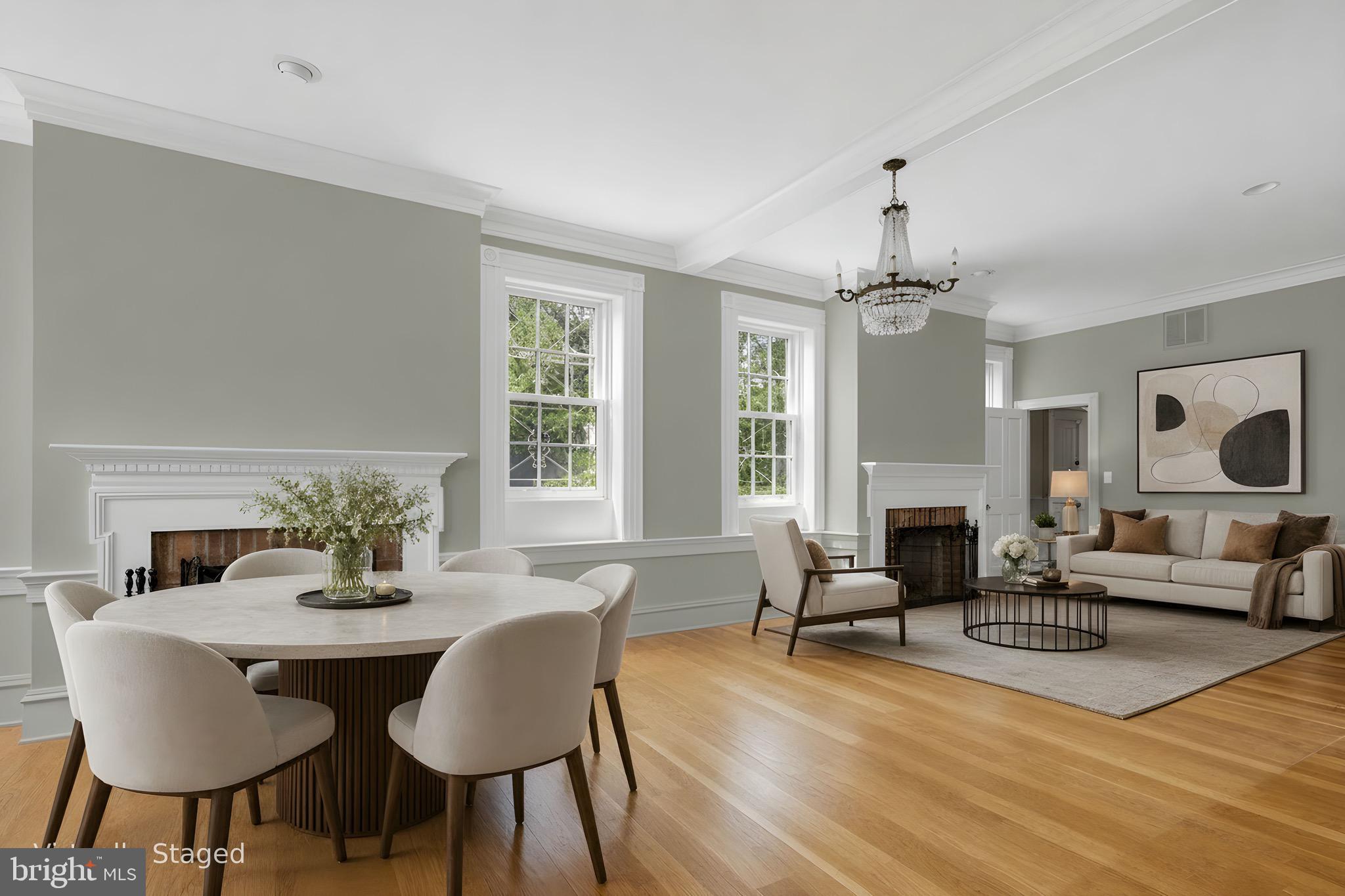 600 G Street Southeast Washington, DC 20003 - Photo 20 of 46 Virtual Staging Main Floor Living Space