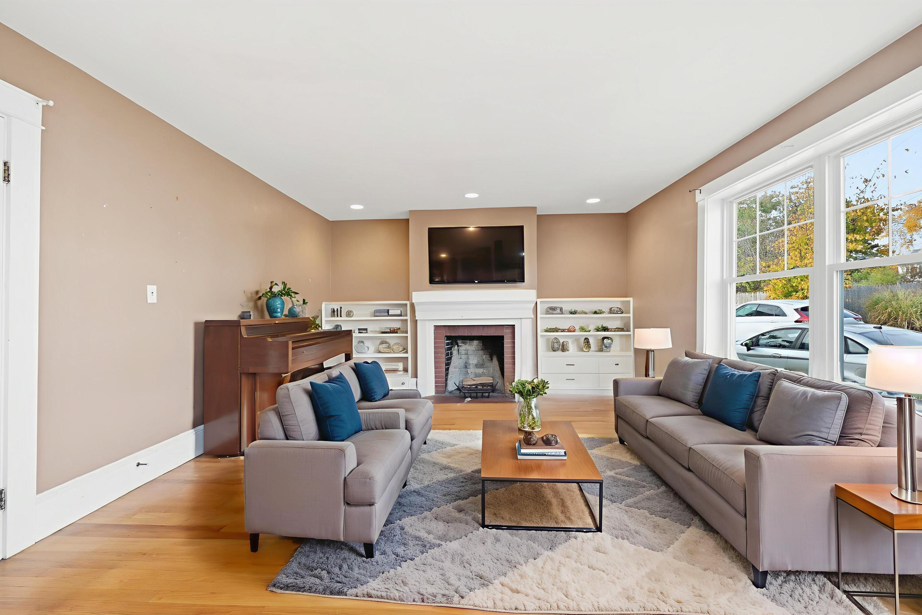 412 Ocean Avenue Portland, ME 04103 - Photo 6 of 37 Virtually Staged Formal Living Room