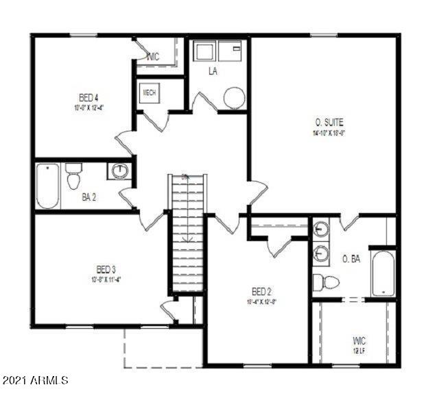 3712 East Koval Road Kingman, AZ 86409 - Photo 3 of 3 2002 2-Car - Floor Plan - BROCHURE - GRP