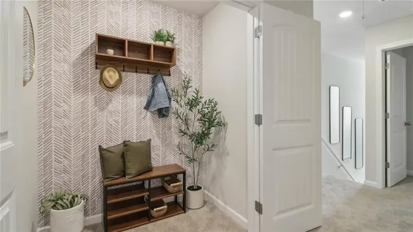 a view of entryway and hall