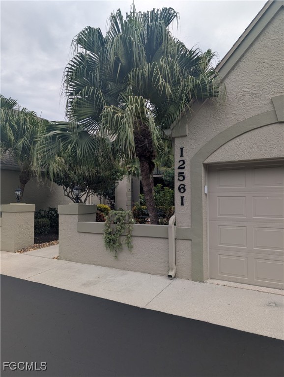 a view of balcony and a potted plant