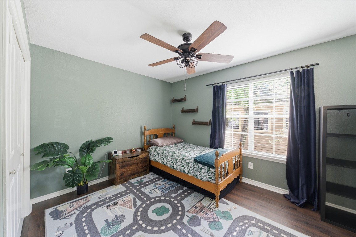 50 East Greywing Circle Spring, TX 77382 - Photo 28 of 37 Cozy bedroom with hardwood floors.