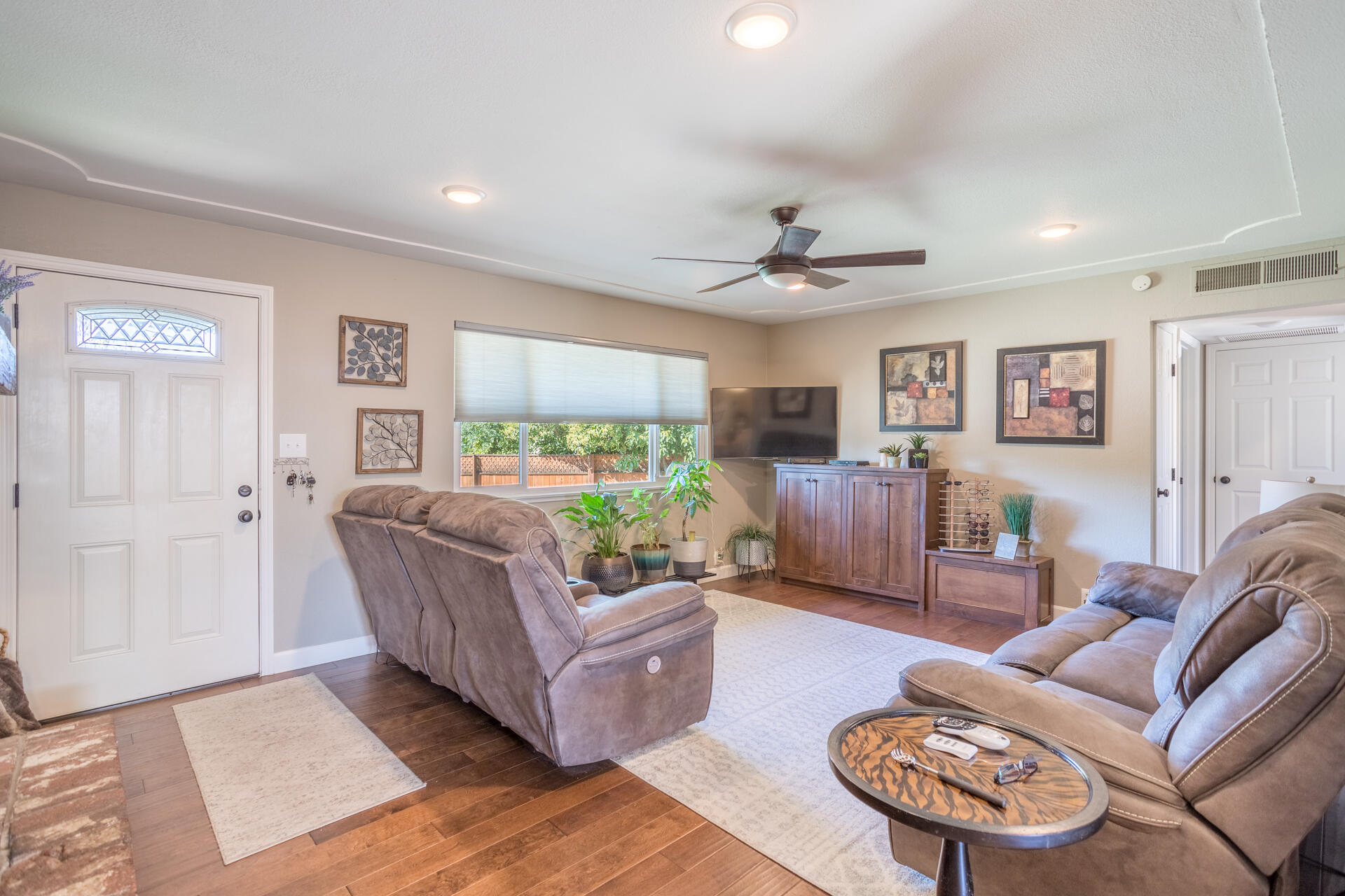 2766 Robert Court Redding, CA 96002 - Photo 3 of 28 a living room with furniture and a wooden floor