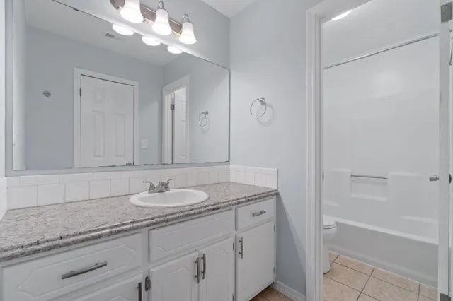 a close view of closet