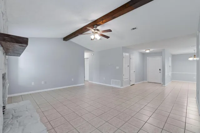 a view of an empty room with window