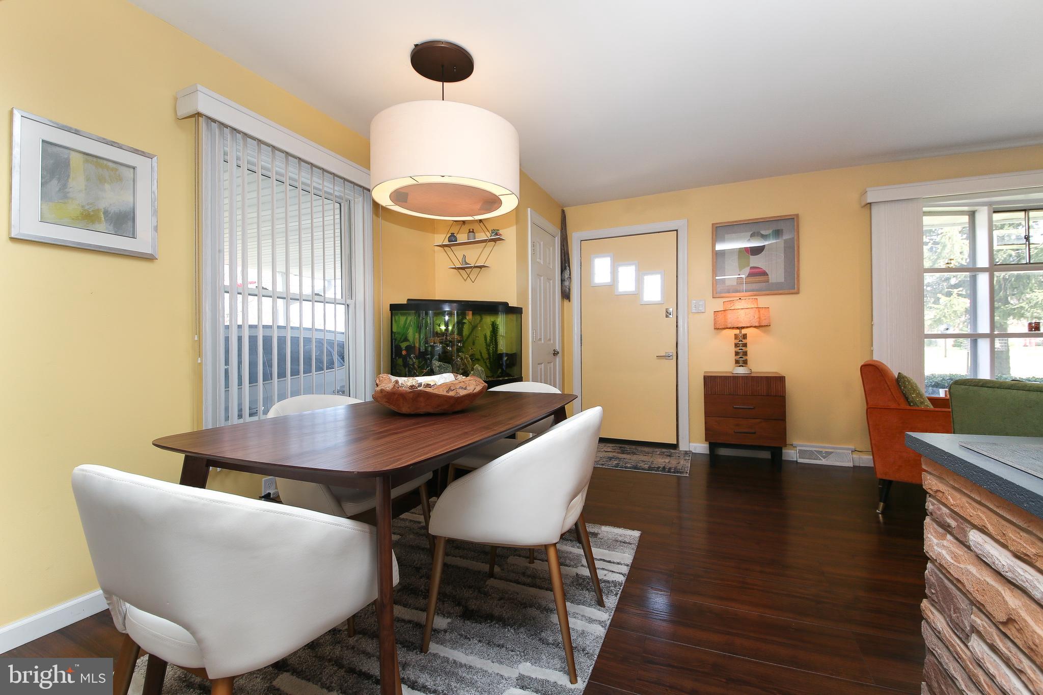 223 West County Line Road Hatboro, PA 19040 - Photo 8 of 38 Dining Area with vintage light