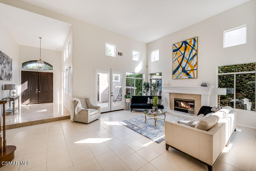 11292 Broadview Drive Moorpark, CA 93021 - Photo 13 of 58 a living room with furniture and a fireplace