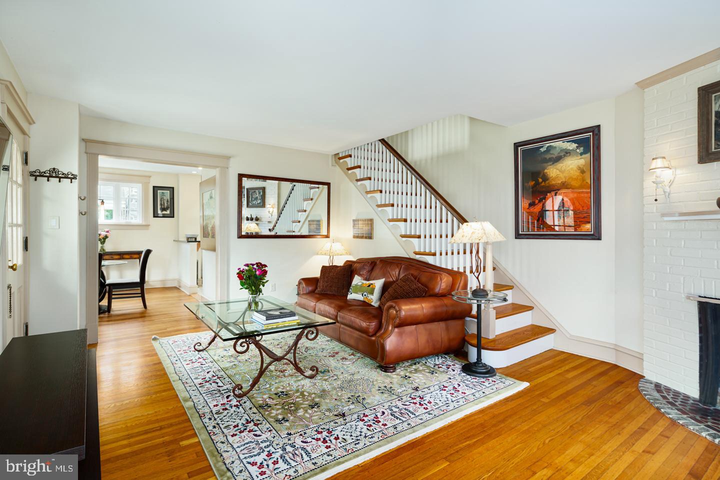 54 Wellington Road Ardmore, PA 19003 - Photo 8 of 26 a living room with furniture and a rug