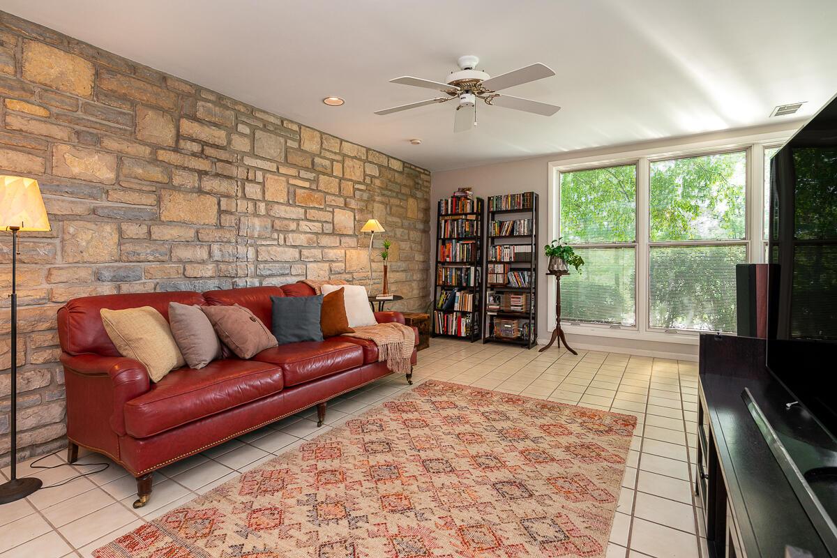 2710 Charing Road Columbus, OH 43221 - Photo 21 of 47 Charing family room stone wall