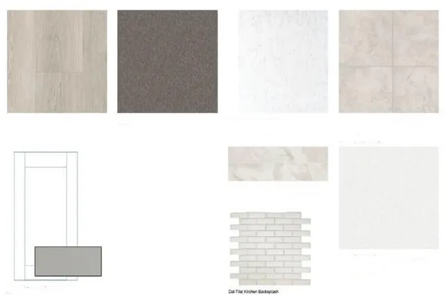 an aerial view of a house with a garden and lake view