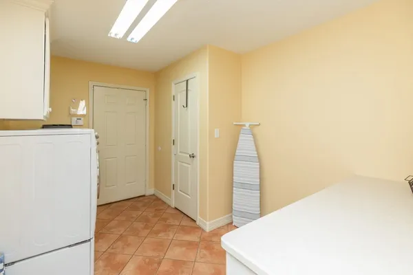 a view of a bedroom from the hallway