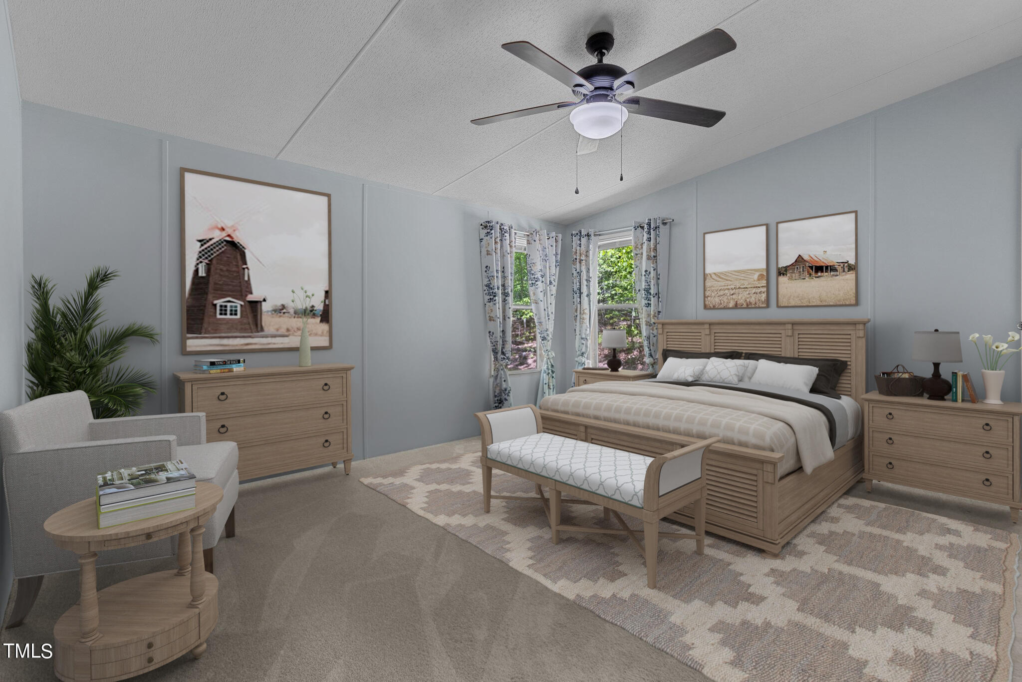 120 Graham Day Road Roxboro, NC 27574 - Photo 26 of 71 Virtually staged primary bedroom