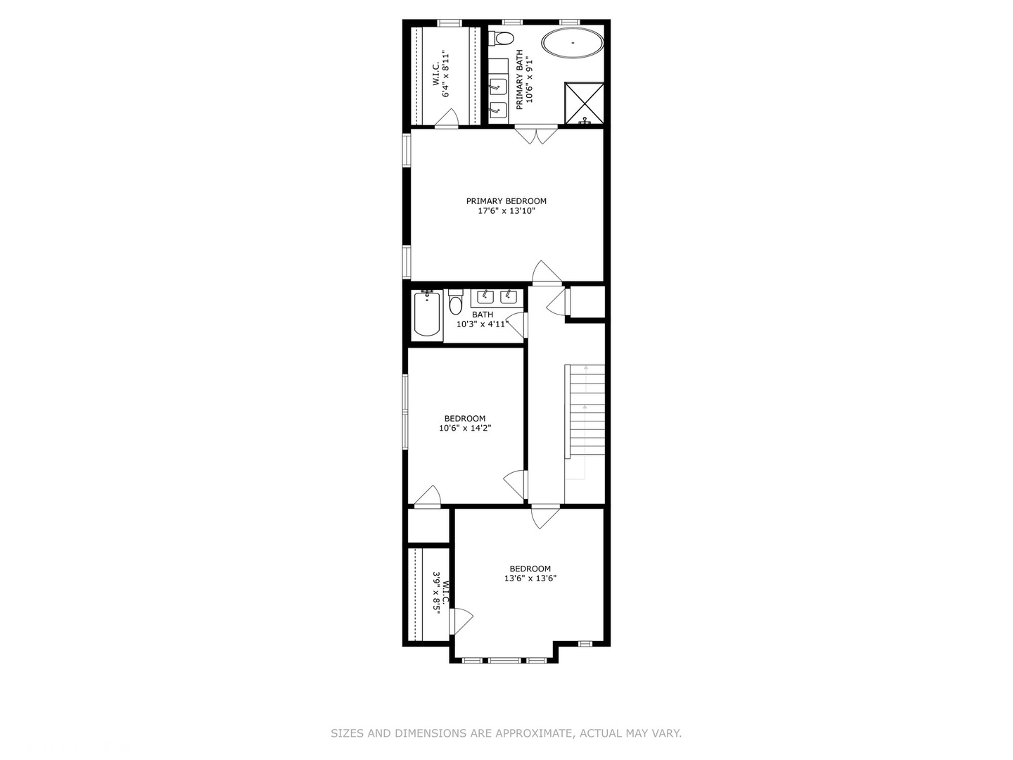 2062 North Bingham Street Chicago, IL 60647 - Photo 32 of 34 a picture of a floor plan