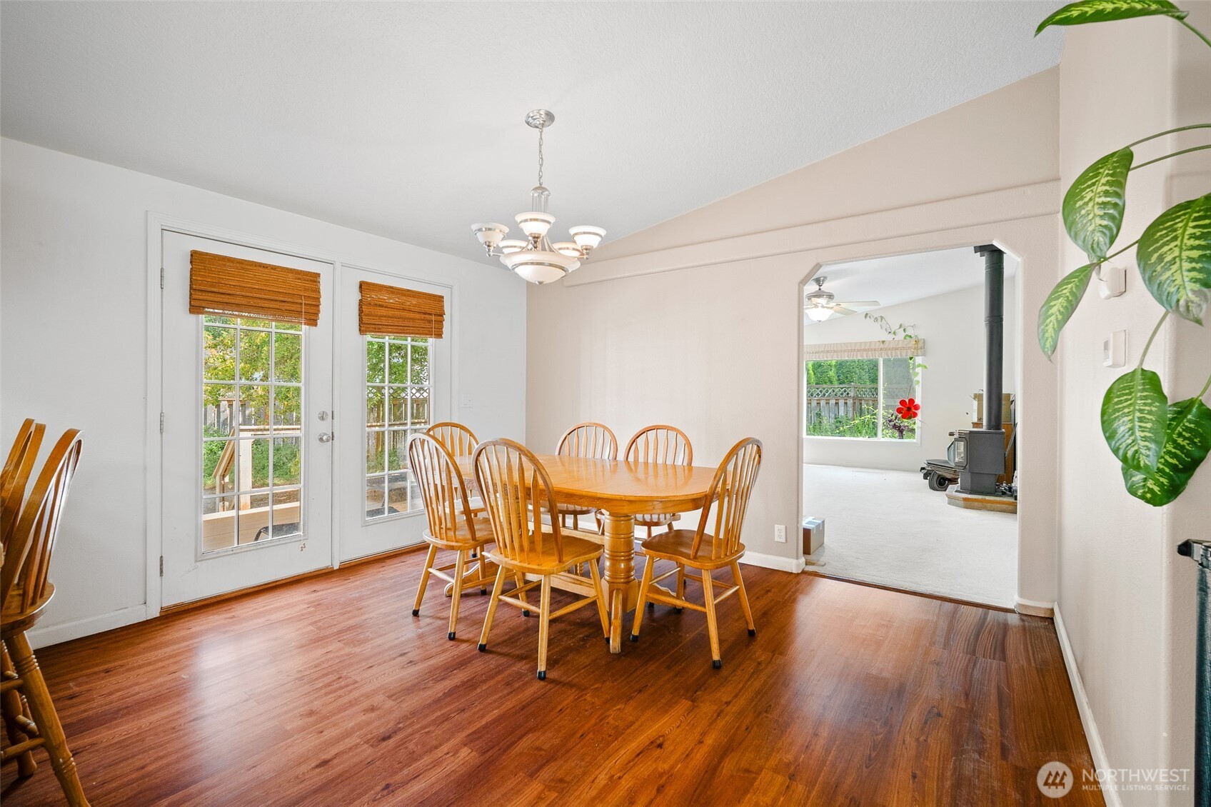 4230 Cody Road Blaine, WA 98230 - Photo 18 of 38 a view of a dining room with furniture window and wooden floor