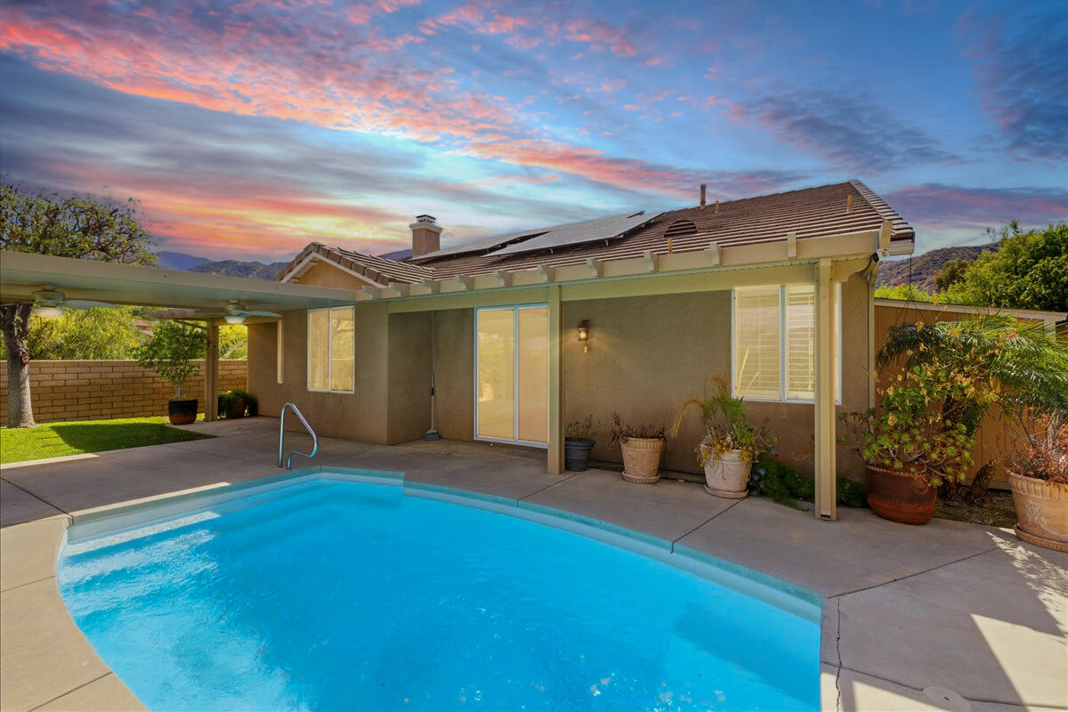 23732 Bella Vista Road Corona, CA 92883 - Photo 32 of 49 a view of a house with backyard and porch