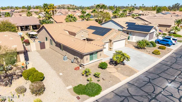 a view of a house with swimming pool